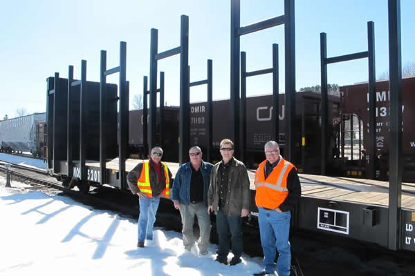 Great Lakes 60' Log Car Conversion